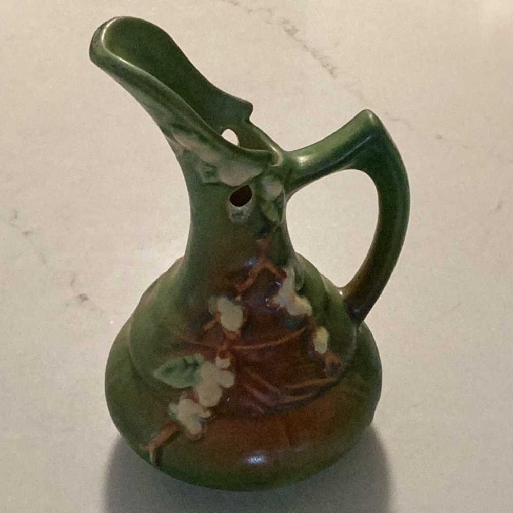 Antique Roseville ITK6 “Snowberry” Ewer Pitcher